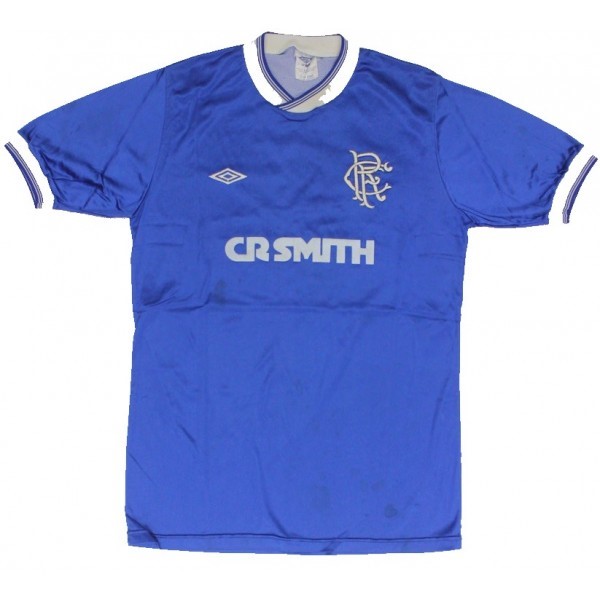 Authentic Camiseta Rangers 1ª Retro 1984 1987 Azul